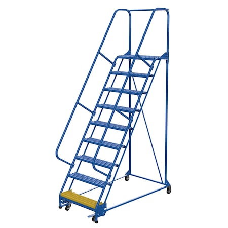 Vestil 120 H Steel PW Ladder, Grip Strut, 9 Step, 9 Steps LAD-PW-32-9-G